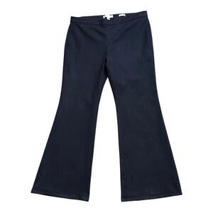 ANNE KLEIN Womens Size XL Pull On AK Pull On Flare Dark Blue Jeans 32" Inseam